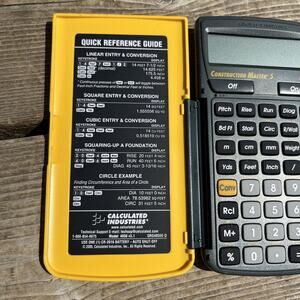 Calculated Industries Construction Master 5 4050 Handheld LCD Digital Calculator